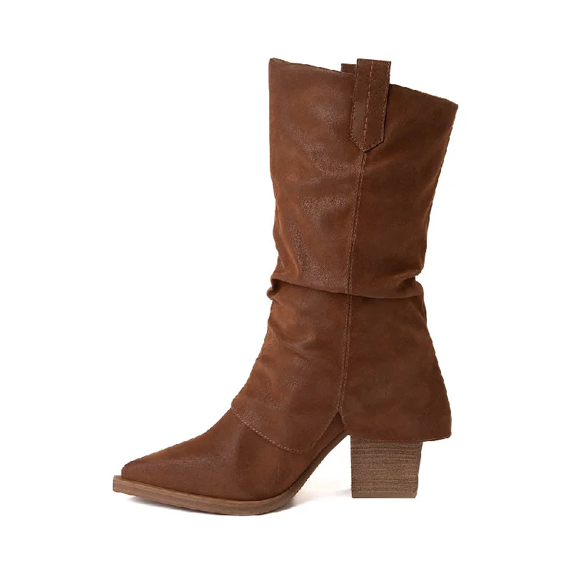 Playful Style West Boot | Cognac