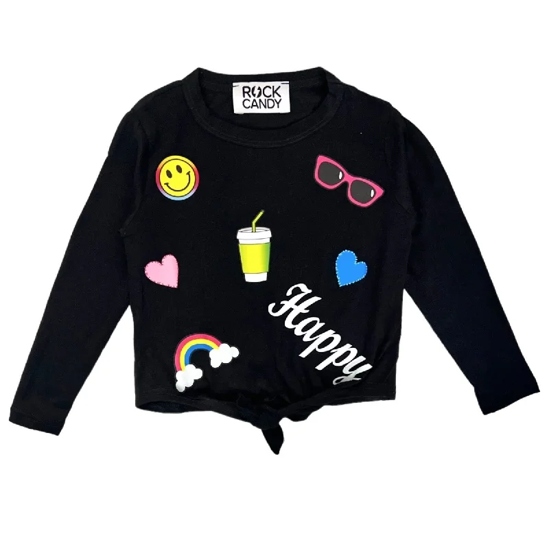 HAPPY ICONS LONG SLEEVE TSHIRT
