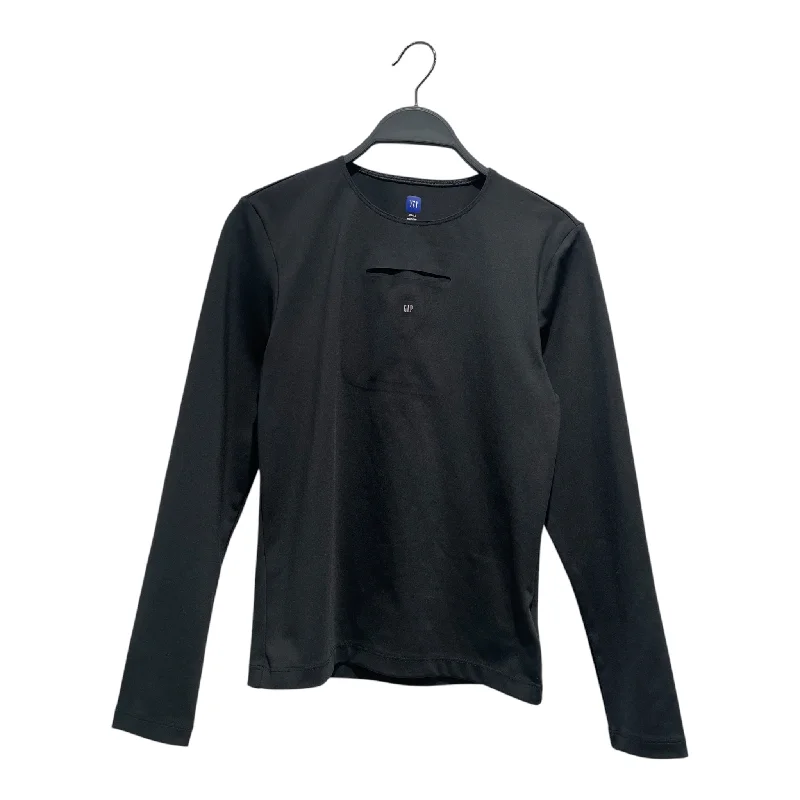 Avant-garde trend YEEZY/GAP/LS T-Shirt/S/Polyester/BLK/Second Skin