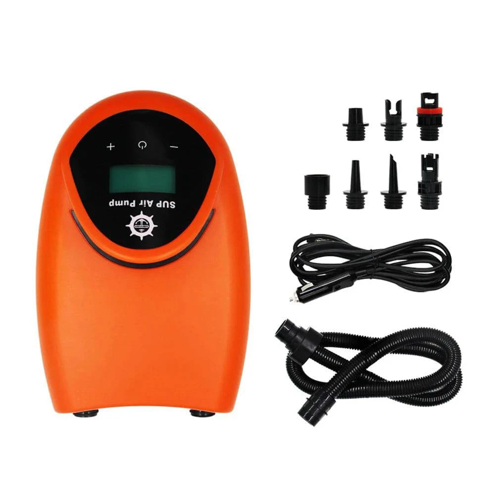 Cool Breeze At Night Electric Air Pump 20PSI High Pressure Air Compressor Inflation & Deflation Pump with 7 Nozzles for Inflatable Boat Surfboard Cool Breeze At Night Electric Air Pump 20PSI High Pressure Air Compressor Inflation & Deflation Pump with 7 Nozzles for Inflatable Boat Surfboard