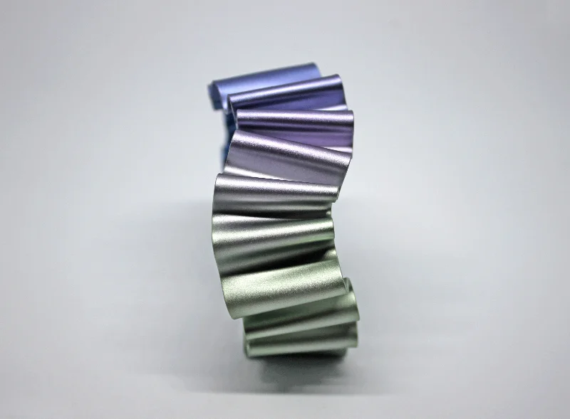 Romantic Data CABO | Bangle | Mermaid's Tail Collection | Bangle - Violet / Green