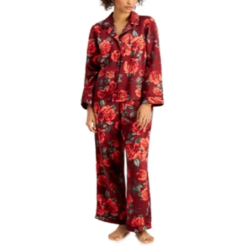 Comfortable and simple INC International Concepts Women's Satin Pajama & Headband 3Pc Set Red Size XX-Large Comfortable and simple INC International Concepts Women's Satin Pajama & Headband 3Pc Set Red Size XX-Large