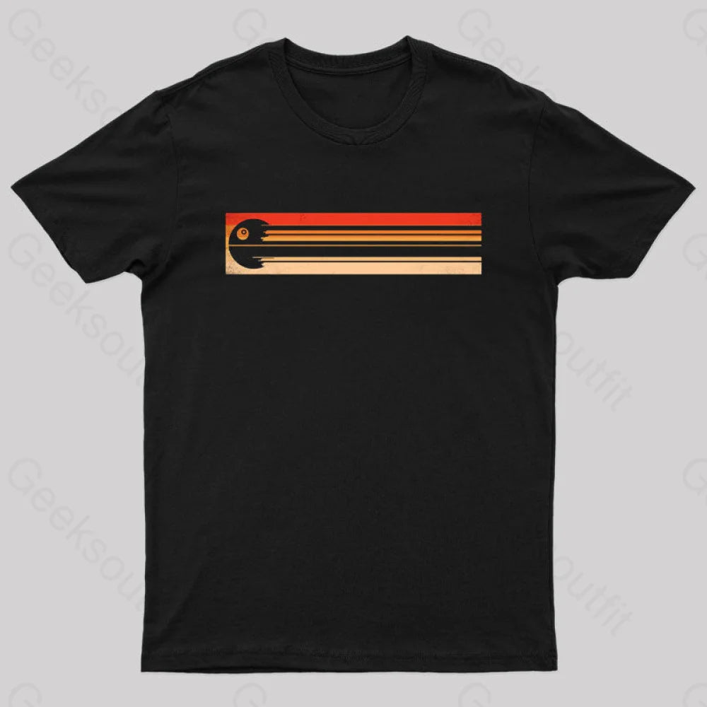 Classic Style Retro Death Star Nerd T-Shirt