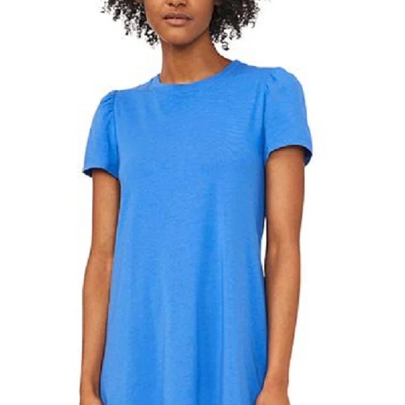 Street Style Suit Riley & Rae Women's Puff Sleeve Dress Blue Size Large