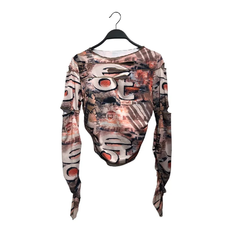 Comfortable And Simple EOT/LS T-Shirt/L/All Over Print/Polyester/MLT/Raglan Sleeve/