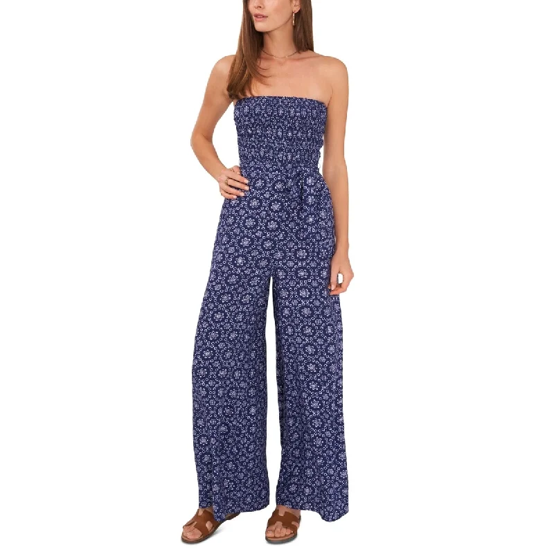 Street Casual Style 1.STATE Women's Sleeveless Cover Up Jumpsuit Swimsuit Blue Size Medium Street Casual Style 1.STATE Women's Sleeveless Cover Up Jumpsuit Swimsuit Blue Size Medium