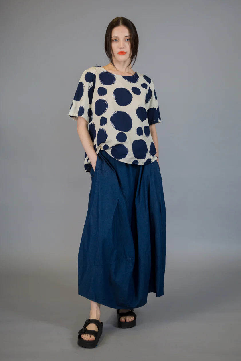 Short Design Paolo Tricot Sale, SU8191 Polka Dot Top 50% Off Regular Price