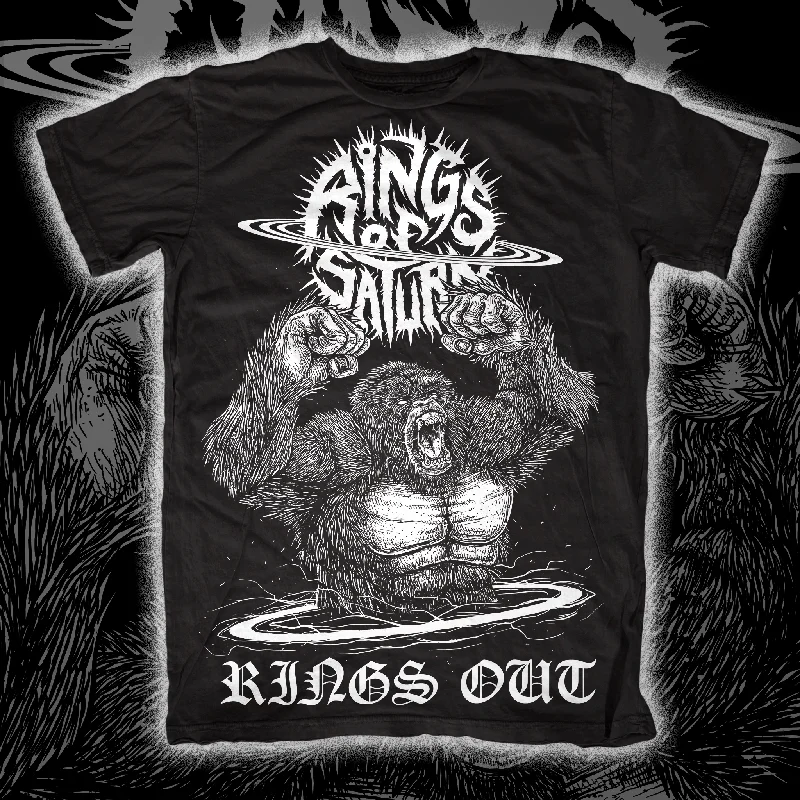 Minimalism Rings of Saturn "Rings Out" T-Shirt