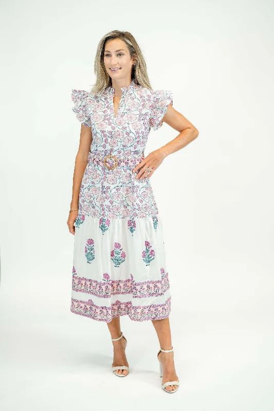 Fresh And Simple Victoria Dunn Joelle Dress in Geranium