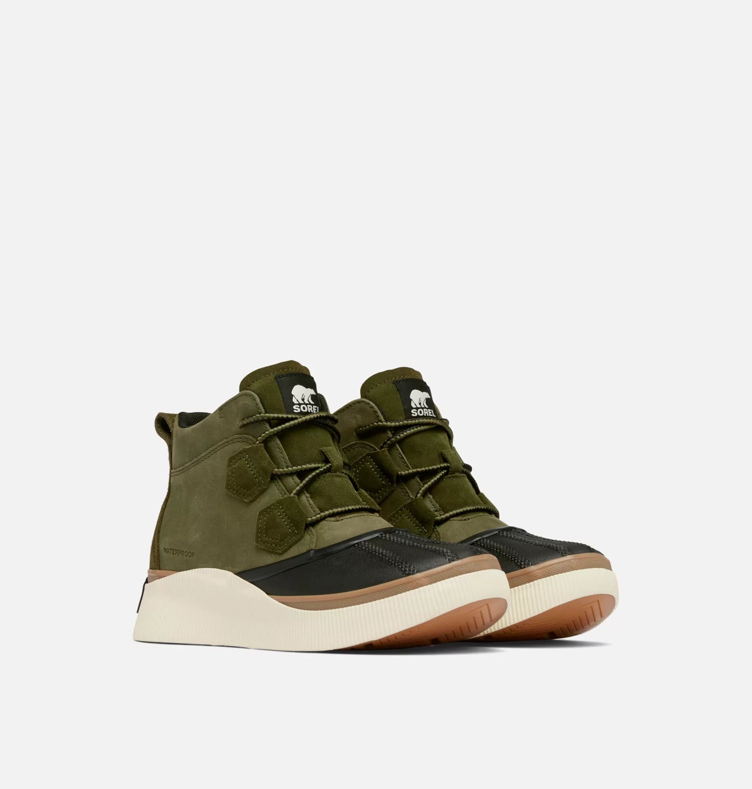 Warm and substantial Sorel Out N About IV Classic | Utlilty Green/Black