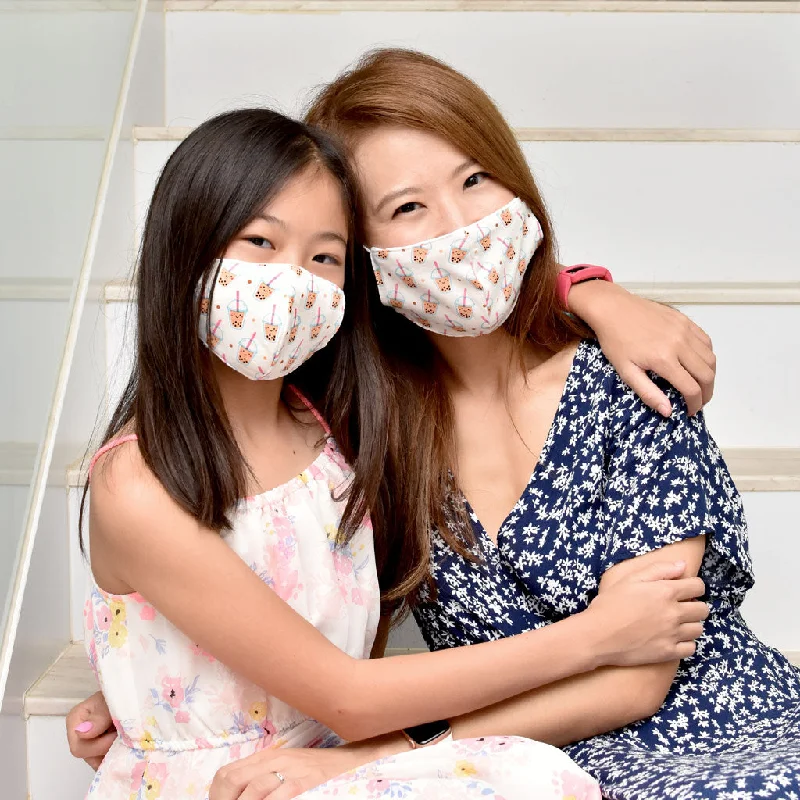 Sports Express THE WEE BEAN | Mask | Organic Cotton Teen/Womens Mask + 10pcs Filters | Boba Sports Express THE WEE BEAN | Mask | Organic Cotton Teen/Womens Mask + 10pcs Filters | Boba