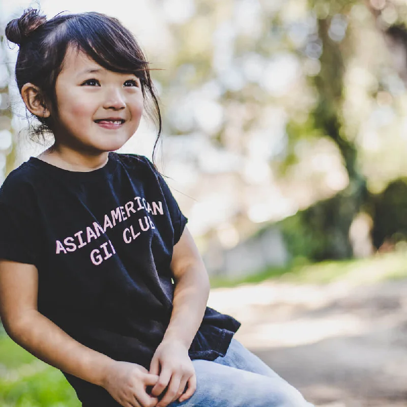 Youthful Street Fashion Asian American Girl Club Kids Tee (Unisex)