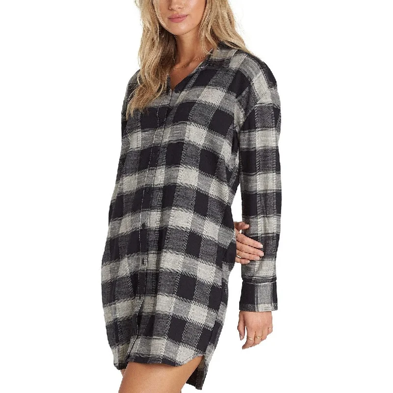 Goddess Outfit Billabong Women's Casual Buffalo Check Croatia Sun Shirt Dress Black Size Small Goddess Outfit Billabong Women's Casual Buffalo Check Croatia Sun Shirt Dress Black Size Small