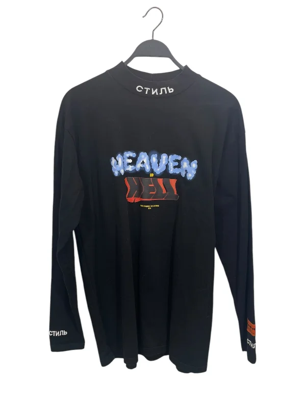 Modernism HERON PRESTON/LS T-Shirt/M/Cotton/BLK/HEAVEN DR HELL