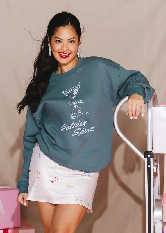 Comfy Pants Holiday Spirit Crewneck Sweatshirt - Green