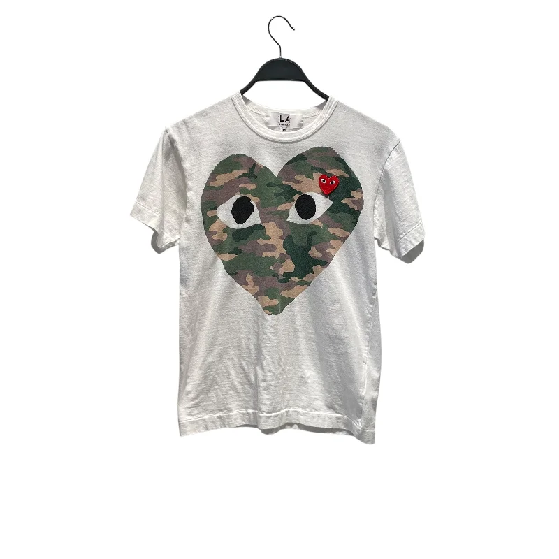 Street Show-off Style PLAY COMME des GARCONS/T-Shirt/M/Graphic/Cotton/WHT/