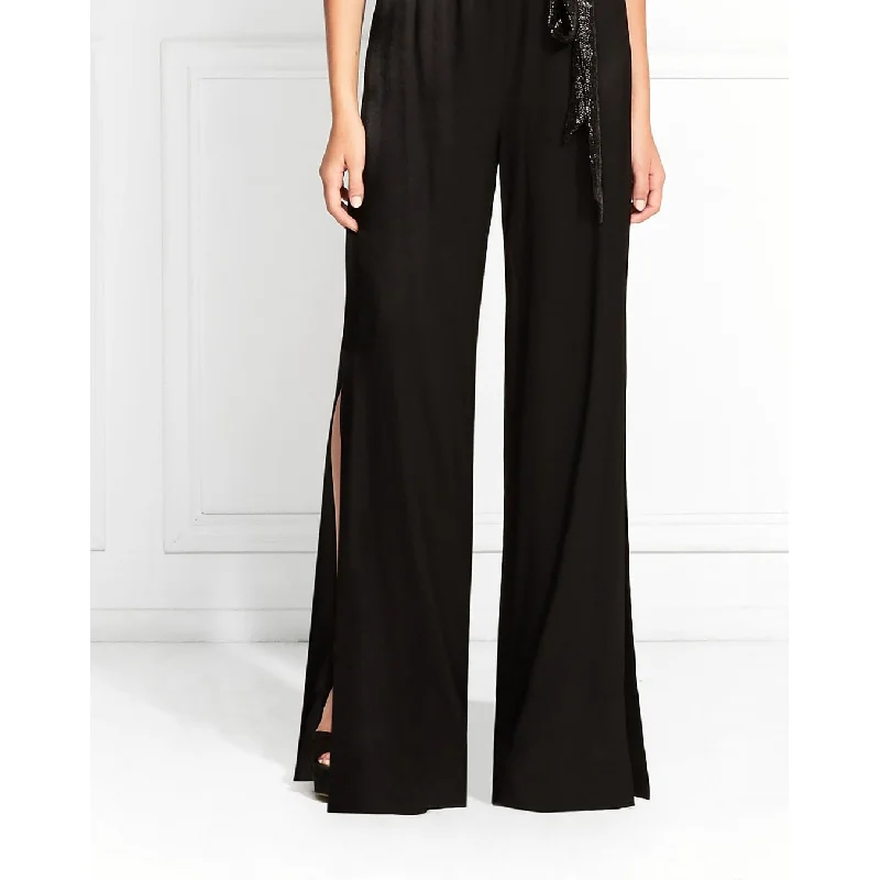 Fashion Pioneer Rachel Zoe Women's Aiden Drapey Viscose Sequin Jumpsuit Black Size 4 Fashion Pioneer Rachel Zoe Women's Aiden Drapey Viscose Sequin Jumpsuit Black Size 4