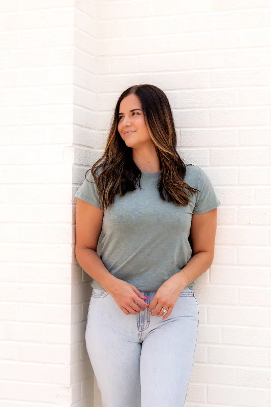 Casual Wear Lauren Acid Wash T-Shirt | Jade