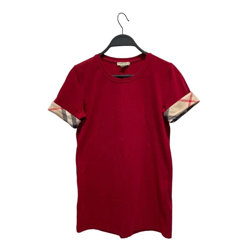 Hooded design BURBERRY BRIT/T-Shirt/S/Cotton/RED/