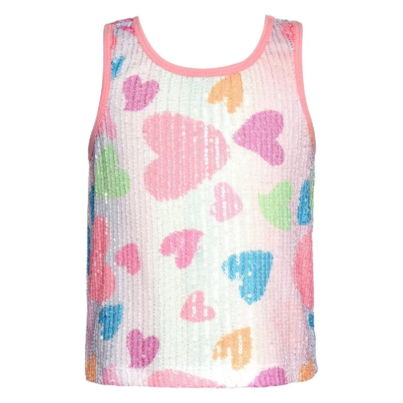 HEARTS SEQUIN TANK TOP