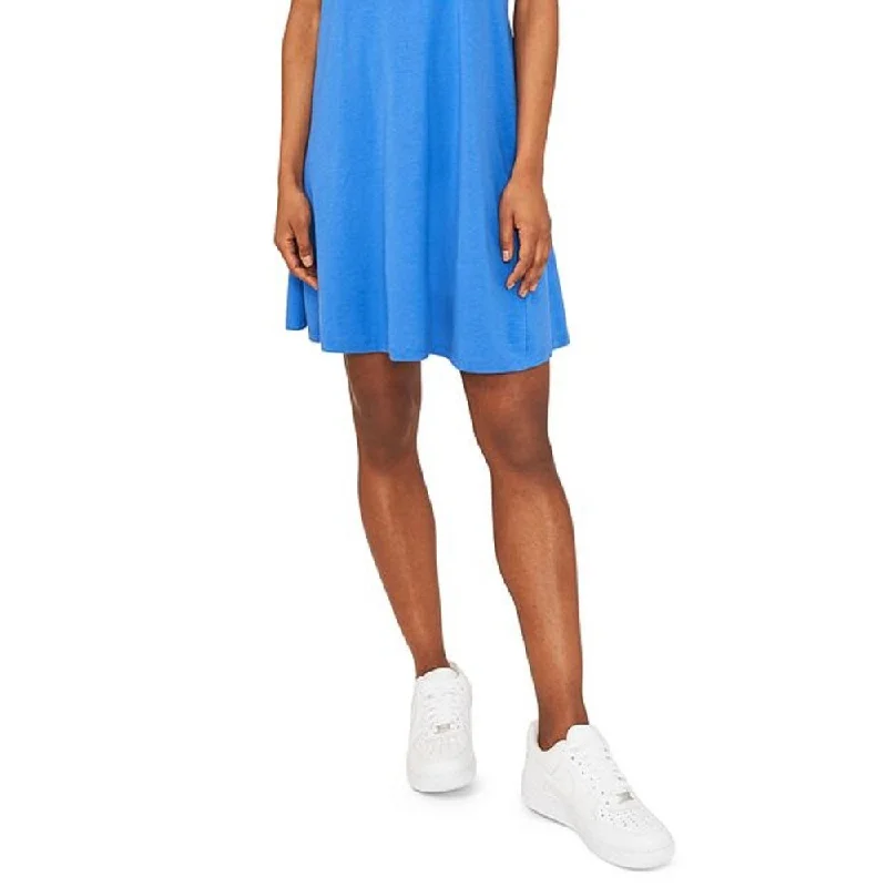 Relaxed Style Riley & Rae Women's Puff Sleeve Dress Blue Size X-Small