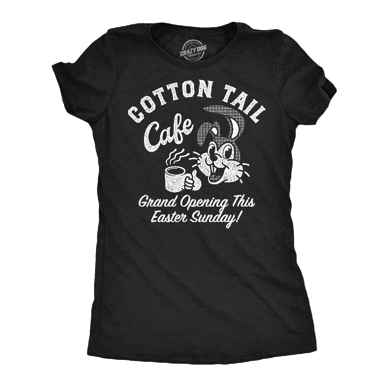 Casual Chic Wear Cotton Tail Cafe Women's T Shirt