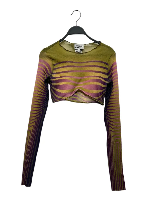Goddess Style Jean Paul Gaultier/LS T-Shirt/L/Nylon/GRN/