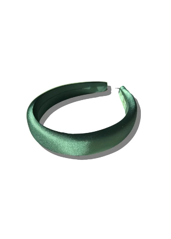 Warm Winter Series The Perfect Satin Headband - Emerald