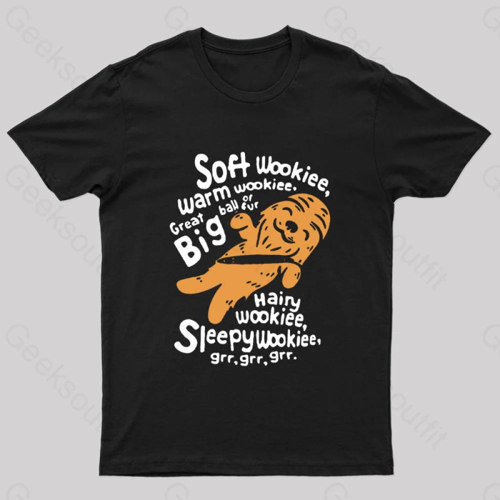 British Fashion Soft Wookiee Nerd T-Shirt