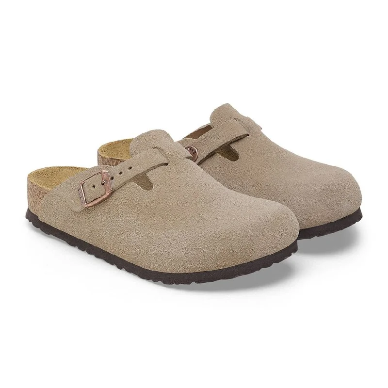 Advanced Customization Birkenstock Boston Kids Suede N | Taupe