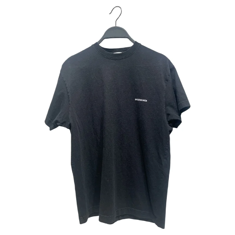Economic Outlook BALENCIAGA/T-Shirt/S/Cotton/BLK/Balenciaga Logo Tee