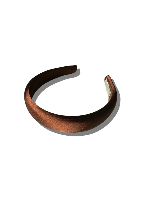 Classic Series The Perfect Satin Headband - Brown