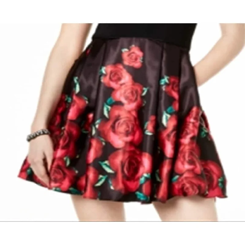 Luxury Style Blondie Nites Women's Sleeveless Short Fit Flare Party Dress Black Size 3 Luxury Style Blondie Nites Women's Sleeveless Short Fit Flare Party Dress Black Size 3