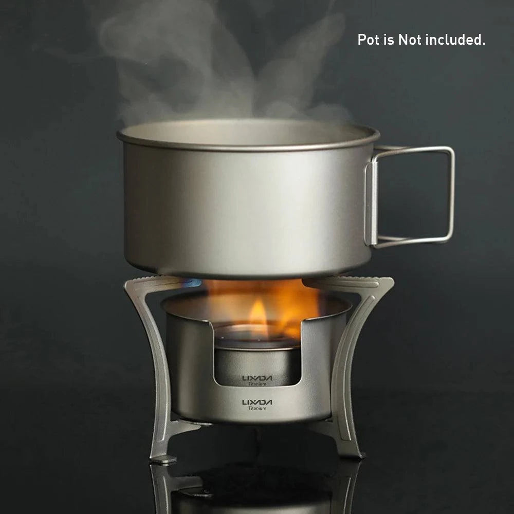 Comfortable Outfits LIXADA Titanium Camping Alcohol Stove Ultralight Mini Pocket Stoves Outdoor Folding Wood Burner Pot Holder Camping Equipment Comfortable Outfits LIXADA Titanium Camping Alcohol Stove Ultralight Mini Pocket Stoves Outdoor Folding Wood Burner Pot Holder Camping Equipment