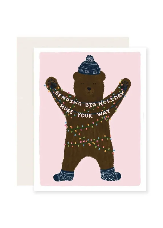 Elegant Classic Big Holiday Hugs Card