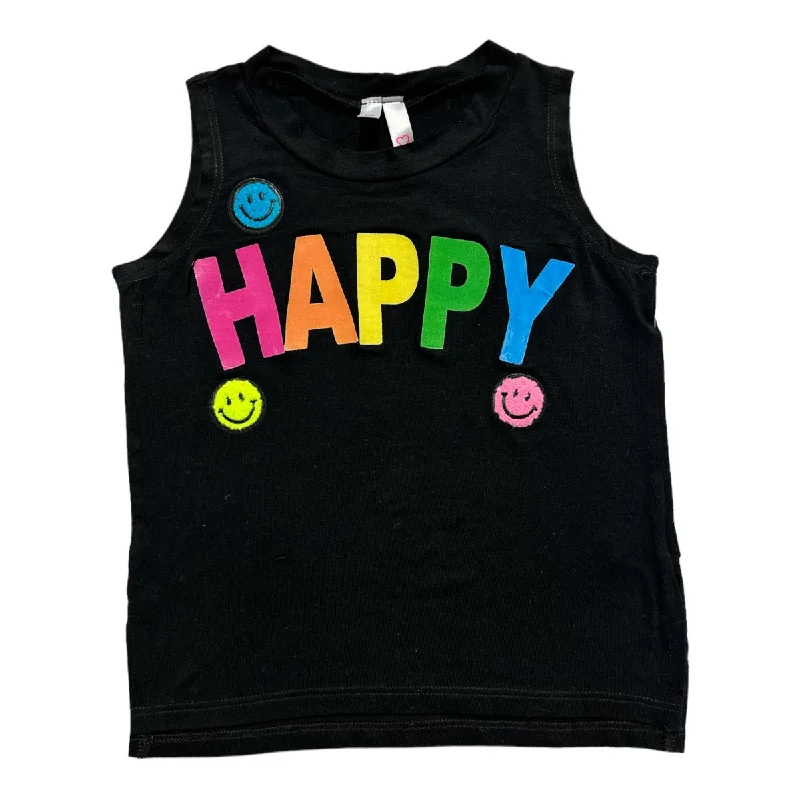SMILEY FACE HAPPY TANK TOP