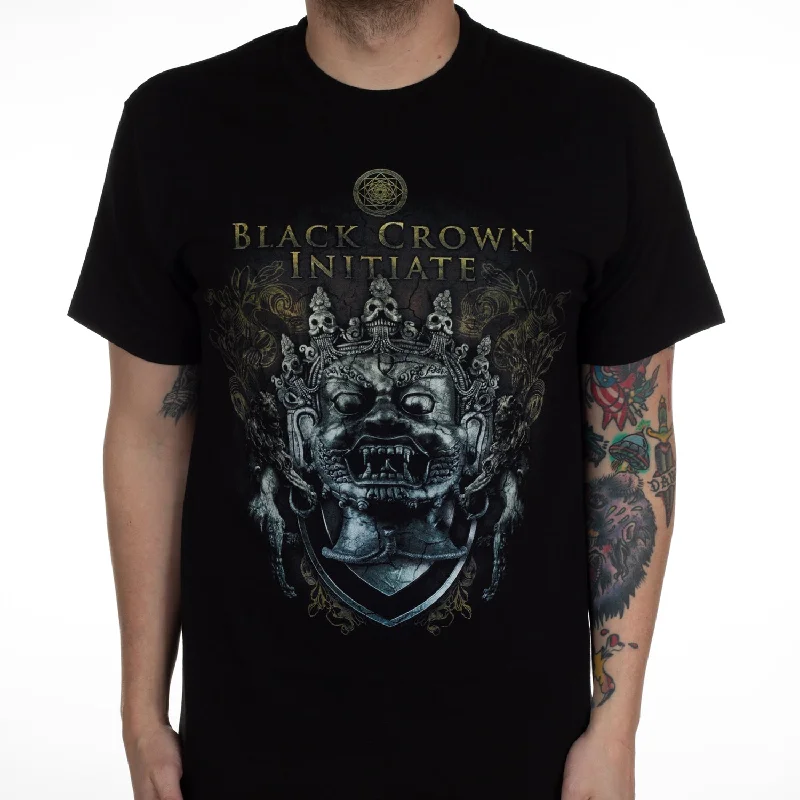 Elegant Design Black Crown Initiate "Statue Head" T-Shirt