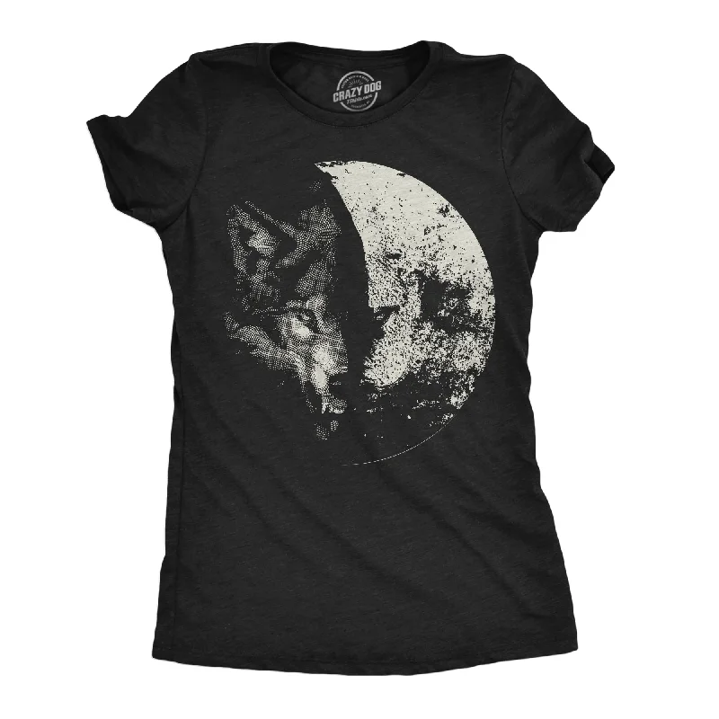 Tropical Style Wolf Moon Women's T Shirt