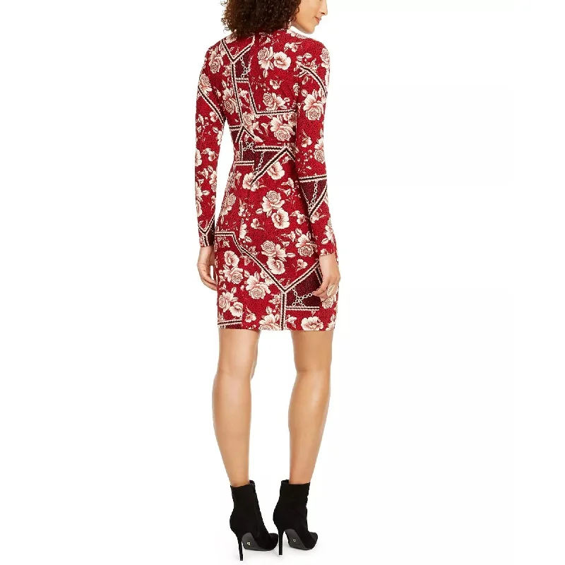 Cool Summer Thalia Sodi Women's Crossover Surplice Dress Red Size Large