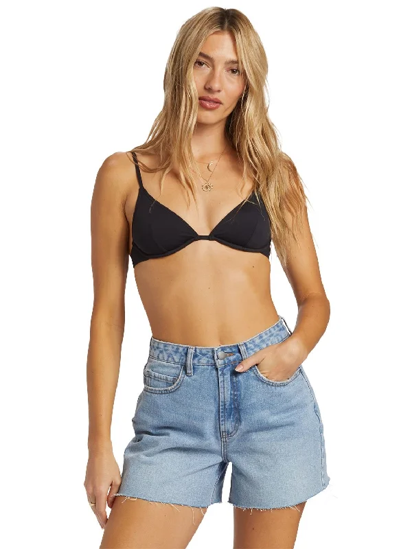 Hooded design Billabong Ladies Riley Denim Short