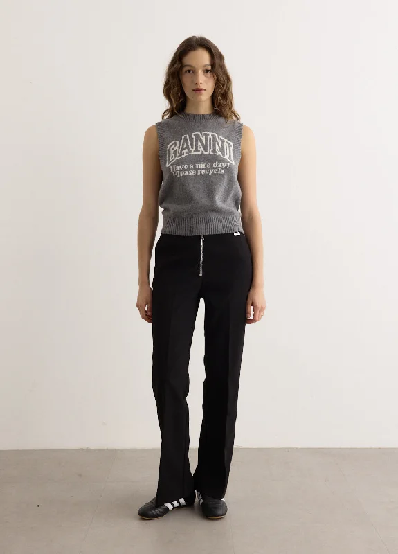 Elegant Series Bonded Crepe Pants