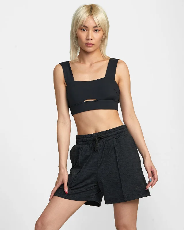 Chic Comfort C-Able Workout Shorts - Black