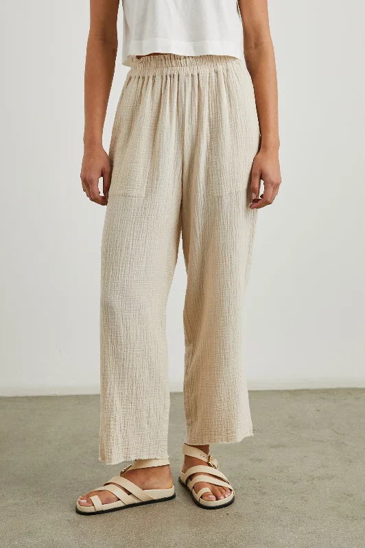 Smart Comfort LEON CROP PANT - FLAX