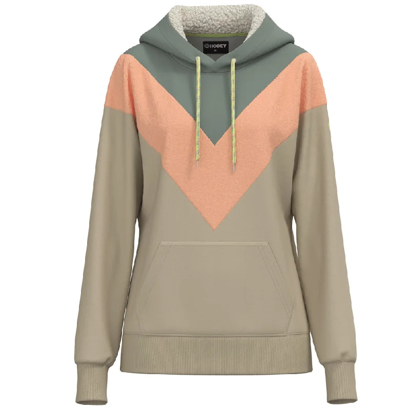 Sports Express "Berkley" Green/Gray Chevron Pattern Hoody