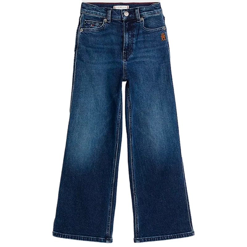 Trendy And Casual Tommy Hilfiger Mabel Wide Leg Pants Popessentialblue