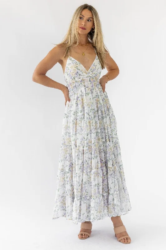 High-quality Design Kinsley Lavender Tiered Maxi Dress - Final Sale