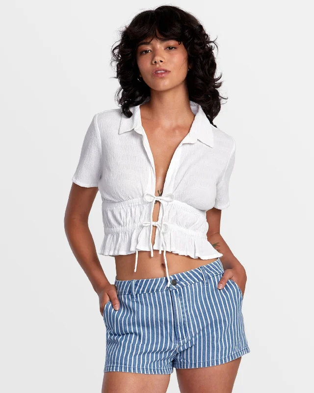 Energy Wear Weekend Denim Shorts - Washed Indigo
