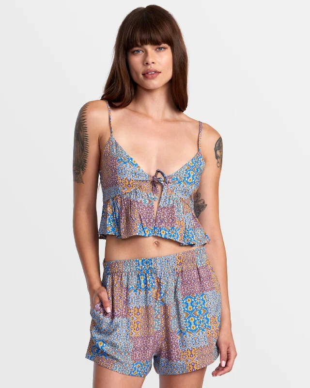 Weekend Style Sawyer Eco Viscose Shorts - Federal Blue