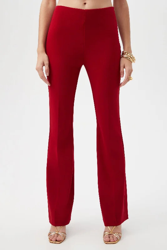 New Products Jacoba Crepe Knit Tailored Bootcut Pant