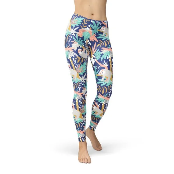 Chic Lounge Women's Sloth Leggings
